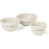 image:imagekate spade new york Serveware What A Treat Stacking Bowl Set Of 3 Porcelain Material Dishwasher And Microwave Safe 6 10 amp 12oz Serving Bowls Soup Bowls Salad Bowl White 3 Piece