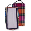 image:imagekate spade new york Set of 3 Packing Cubes for Suitcase Travel Organizers Small Medium Large with Handles Goddess StripeGrand Plaid Duo