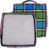image:imagekate spade new york Set of 3 Packing Cubes for Suitcase Travel Organizers Small Medium Large with Handles Goddess StripeGrand Plaid Duo