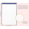 image:imagekate spade new york Small College Ruled Notebook Top Spiral Notebook with 112 Pages 85 x 55 Writing Pad Candy StripeCandy Stripe