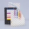 image:imagekate spade new york Small College Ruled Notebook Top Spiral Notebook with 112 Pages 85 x 55 Writing Pad Candy StripeCandy Stripe