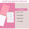 image:imagekate spade new york Small College Ruled Notebook Top Spiral Notebook with 112 Pages 85 x 55 Writing Pad Joyful Garden
