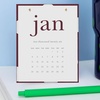 image:imagekate spade new york Small Desk Calendar 2026 Monthly Desktop Calendar Dated January 2026  December 2026 Acrylic Stand 375 x 475 Julie Dot