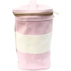 image:imagekate spade new york Small Insulated Lunch Tote Lunch Cooler 8 x 7 x 45 Cute Lunch Bag for Women Pink Thermal Bag with Double Zipper Close and Carrying Handle Blush Rugby Stripe