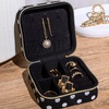 image:imagekate spade new york Small Travel Jewelry Case Black Dotted Jewelry Box to Organize Rings Necklaces Earrings Polka Dot