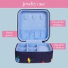image:imagekate spade new york Small Travel Jewelry Case Navy Floral Jewelry Box to Organize Rings Necklaces Earrings Garden Toss