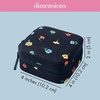 image:imagekate spade new york Small Travel Jewelry Case Navy Floral Jewelry Box to Organize Rings Necklaces Earrings Garden Toss