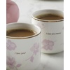 image:imagekate spade new york Spring Pansies Glass Petite Rose BowlMug Set