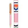image:imagekate spade new york Stylus Pen for Touch Screens Metal Ballpoint Pen with Black Ink and Storage Pouch Ocean Stripe