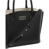 image:imagekate spade new york Suite Crossgrain Leather Crossbody Tote BagBlack