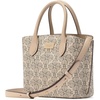 image:imagekate spade new york Suite Crossgrain Leather Crossbody Tote BagNeutral Multi Spade Flower