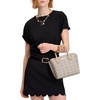image:imagekate spade new york Suite Crossgrain Leather Crossbody Tote BagNeutral Multi Spade Flower