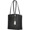 image:imagekate spade new york Suite Crossgrain Leather Large Open Tote BagBlack