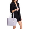 image:imagekate spade new york Suite Crossgrain Leather Large Open Tote BagLavender Cream