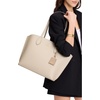 image:imagekate spade new york Suite Crossgrain Leather Large Open Tote BagMilk Glass Multi