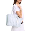 image:imagekate spade new york Suite Crossgrain Leather Large Open Tote BagPointelle Taro Milk