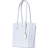 image:imagekate spade new york Suite Crossgrain Leather Large Open Tote BagPointelle Taro Milk