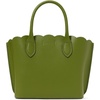 image:imagekate spade new york Suite Crossgrain Leather Small Crossbody Tote BagScalloped Jungle Vine
