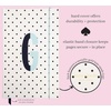 image:imagekate spade new york Take Note Large Polka Dot Leatherette Initial Notebook Bound Journal Includes 168 Lined Pages and Bookmark G Blue