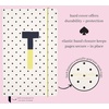 image:imagekate spade new york Take Note Large Polka Dot Leatherette Initial Notebook Bound Journal Includes 168 Lined Pages and Bookmark T Yellow