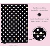 image:imagekate spade new york Take Note XL Notebook Journal Vegan Leather Hardcover Journal Diary Includes 168 Lined Pages 11 x 7 Writing Pad MagazinePolka Dots
