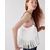 image:imagekate spade new york The Bangle Sequin Paillette BagFringed True White