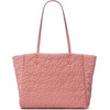 image:imagekate spade new york Tilly Quilted Fabric Medium ToteCosmetic Pink