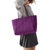 image:imagekate spade new york Tilly Quilted Fabric Medium ToteNightshade