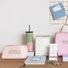 image:imagekate spade new york Undated Weekly Spiral Planner Notepad Desk Planner Calendar Pad with 52 Sheets Weekly Desktop Calendar Agenda Petite Stripe