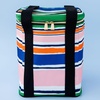 image:imagekate spade new york Wine Picnic Cooler Bag Insulated Bag for Picnics 4Bottle Wine Tote Large Capacity Soft Cooler Almond DotOcean Stripe