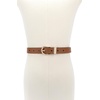 image:imagekate spade new york Womens 1 Inch 2tone Molten Loop Belt Stylish Accessory for Everyday Adjustable FitChestnut Honey