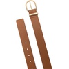 image:imagekate spade new york Womens 14 Inch 2tone Molten Loop Belt Stylish Accessory for Everyday Adjustable FitChestnut Honey