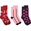 image:imagekate spade new york Womens 3Pack Fall Poppy Crew Socks Soft amp Comfortable