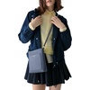 image:imagekate spade new york Womens Ava Pebbled Leather SwingpackCinder Grey
