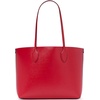 image:imagekate spade new york Womens Bleecker Saffiano Leather Large ToteRedCream Pixelated Hearts