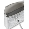 image:imagekate spade new york Womens Bond Smooth Leather Mini BagCrinkle Metallic Silver