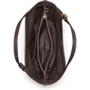image:imagekate spade new york Womens Deco Fine Grain Leather Small Tulip ToteHot Fudge Suede