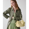 image:imagekate spade new york Womens Deco Fine Grain Leather Small Tulip ToteSnake Embossed Pale Citron