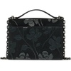 image:imagekate spade new york Womens Deco Leather Flap Chain CrossbodyBlack Uptown Blooms Suede