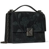 image:imagekate spade new york Womens Deco Leather Flap Chain CrossbodyBlack Uptown Blooms Suede