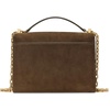 image:imagekate spade new york Womens Deco Leather Flap Chain CrossbodyBurnt Sage Suede