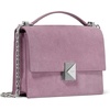 image:imagekate spade new york Womens Deco Leather Flap Chain CrossbodyMarket Purple Suede