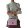 image:imagekate spade new york Womens Deco Leather Flap Chain CrossbodyMarket Purple Suede