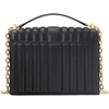 image:imagekate spade new york Womens Deco Leather Flap Chain CrossbodyQuilted Black