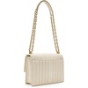 image:imagekate spade new york Womens Deco Leather Flap Chain CrossbodyQuilted Cashew Milk