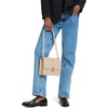 image:imagekate spade new york Womens Deco Leather Flap Chain CrossbodyQuilted Milk Glass