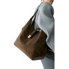 image:imagekate spade new york Womens Deco Pebbled Leather Large Shoulder BagBurnt Sage Multi Suede