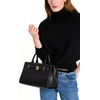 image:imagekate spade new york Womens Deco Pebbled Leather Medium SatchelBlack