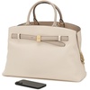 image:imagekate spade new york Womens Deco Pebbled Leather SatchelColorblocked Cashew Milk Multi