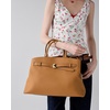 image:imagekate spade new york Womens Deco Pebbled Leather SatchelGarden Soil